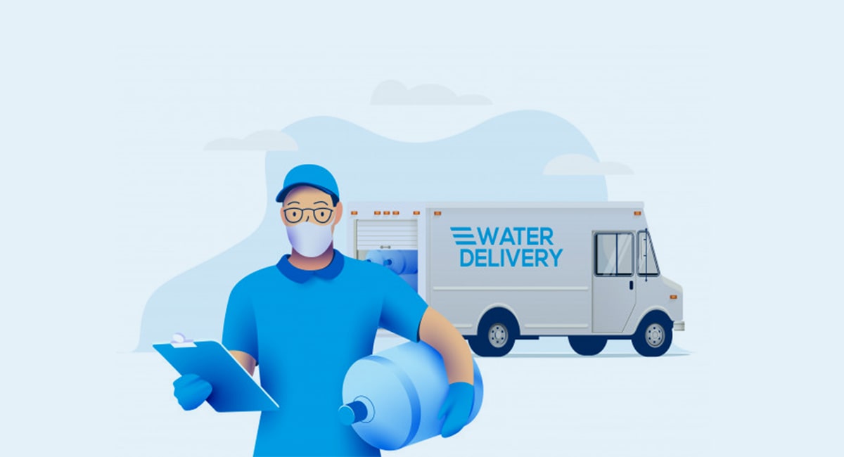 On-demand bottled water delivery apps