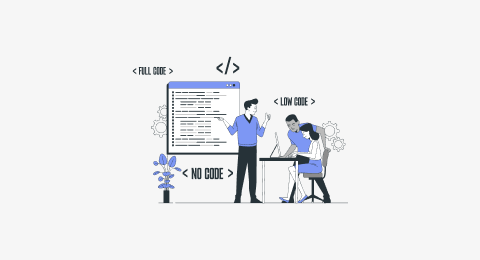 low code vs. no code vs. full code
